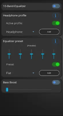 Profile Equalizer android App screenshot 9