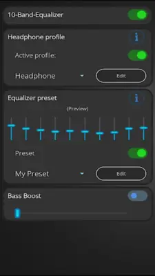 Profile Equalizer android App screenshot 13