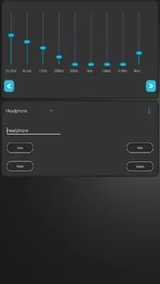 Profile Equalizer android App screenshot 1