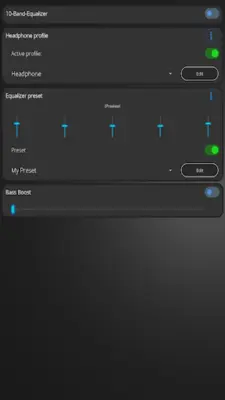 Profile Equalizer android App screenshot 3